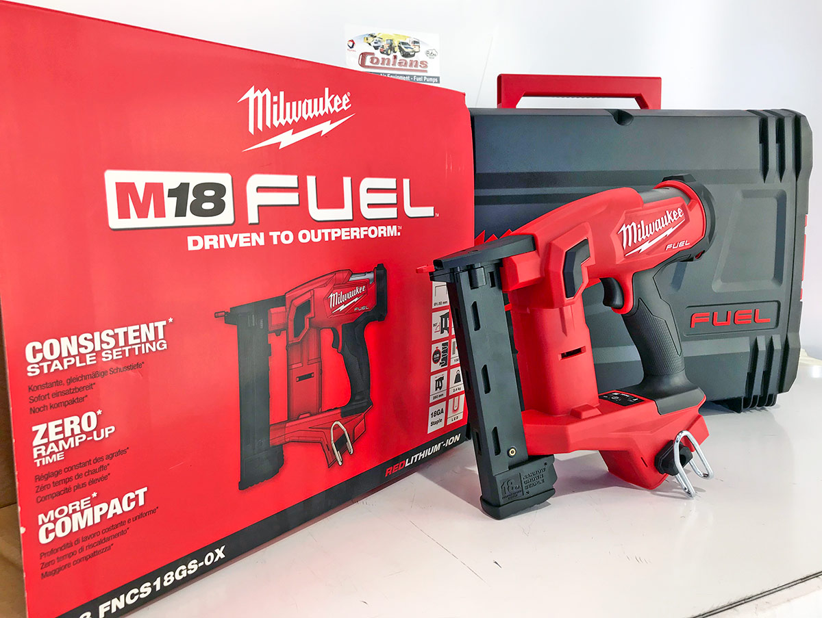 Milwaukee M18 FUEL 18-Volt Lithium-Ion Brushless Cordless 18-Gauge 1/4  Narrow Crown Stapler (Tool-Only) 2749-20 The Home Depot