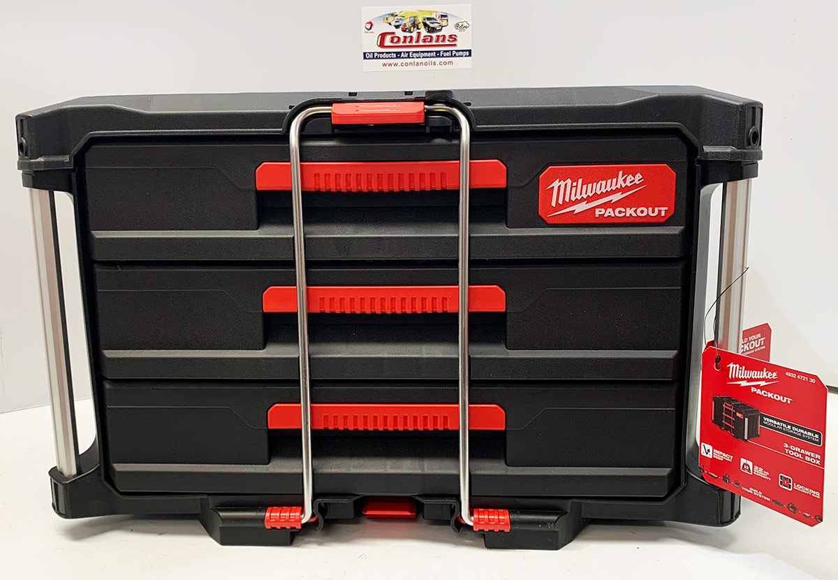 Milwaukee PACKOUT™ 3 Drawer Tool Box